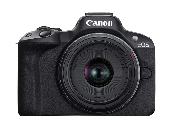 Canon EOS R50 Mirrorless Vlogging Camera (Black